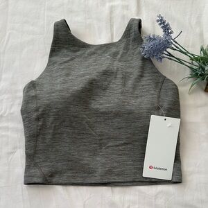 Lululemon Align High-Neck Tank, heather rover gray, size 6